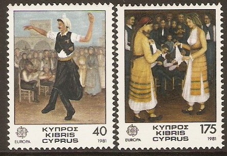 Cyprus 1981 Europa Set. SG567-SG568.