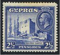 Cyprus 1934 2pi. Ultramarine. SG138.
