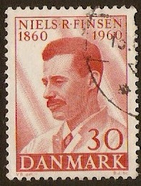 Denmark 1960 Finsen Commemoration. SG427.