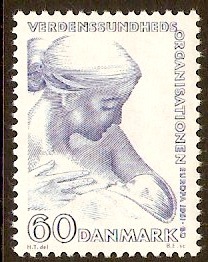 Denmark 1960 WHO Stamp. SG428.