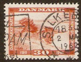 Denmark 1961 30o Preservation Society Anniv. Stamp. SG432.