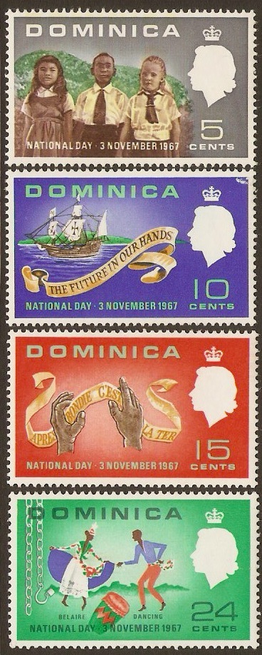 Dominica 1967 National Day Set. SG205-SG208.