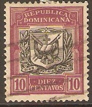 Dominican Republic 1906 10c Black and purple. SG164.
