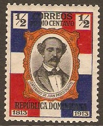 Dominican Republic 1914 c Black and orange. SG195.
