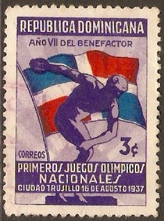 Dominican Republic 1937 3c Olympic Games series. SG381.