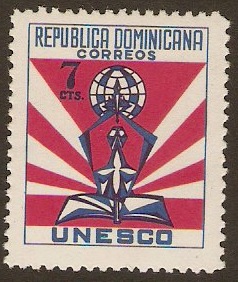 Dominican Republic 1958 UNESCO Opening. SG758.