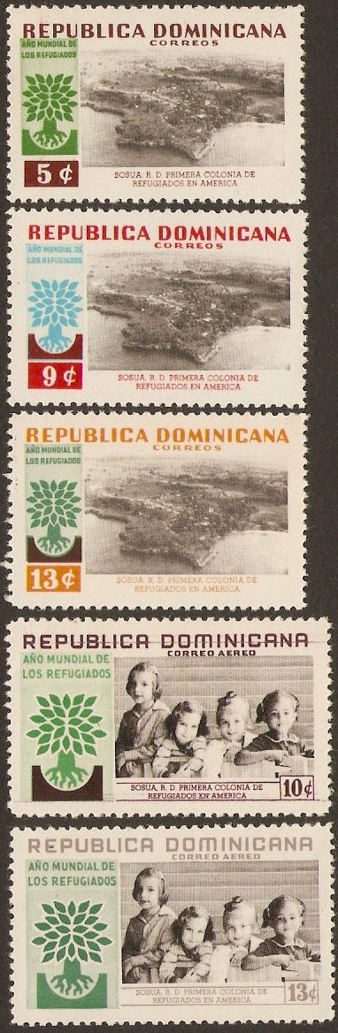 Dominican Republic 1960 Refugee Set. SG800-SG804.