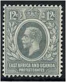 East Africa and Uganda 1912 12c. Slate-Grey. SG48.