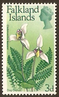 Falkland Islands 1968 3d Flowers Series. SG235.
