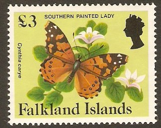 Falkland Islands 1984 3 Insects and Spiders Series. SG483A.