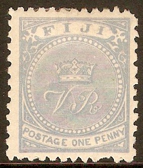 Fiji 1891 1d Ultramarine. SG53.
