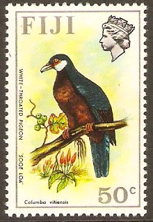 Fiji 1971 50c Birds and Flowers Series. SG448.