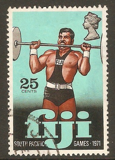 Fiji 1971 25c South Pacific Games series. SG453.
