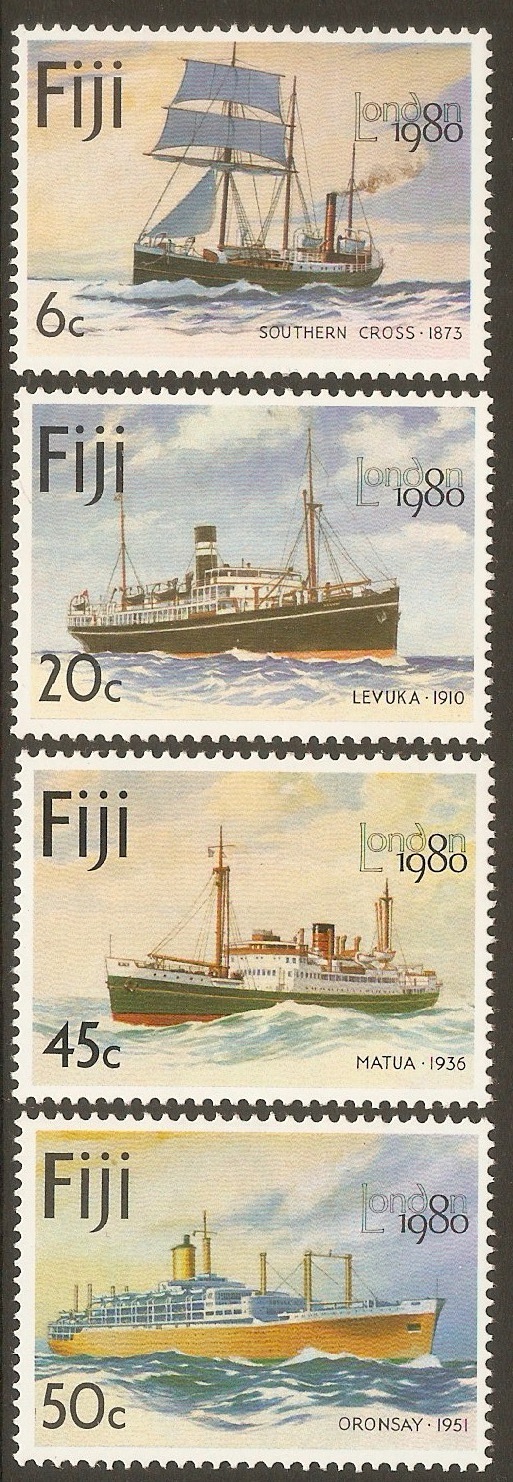Fiji 1980 Stamp Exhibition set. SG596-SG599.
