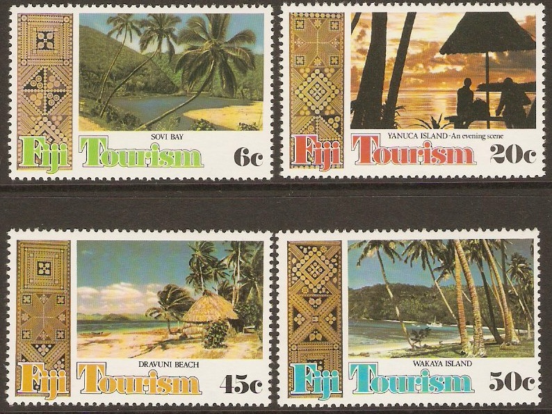 Fiji 1980 Tourism Stamps Set. SG600-SG603.