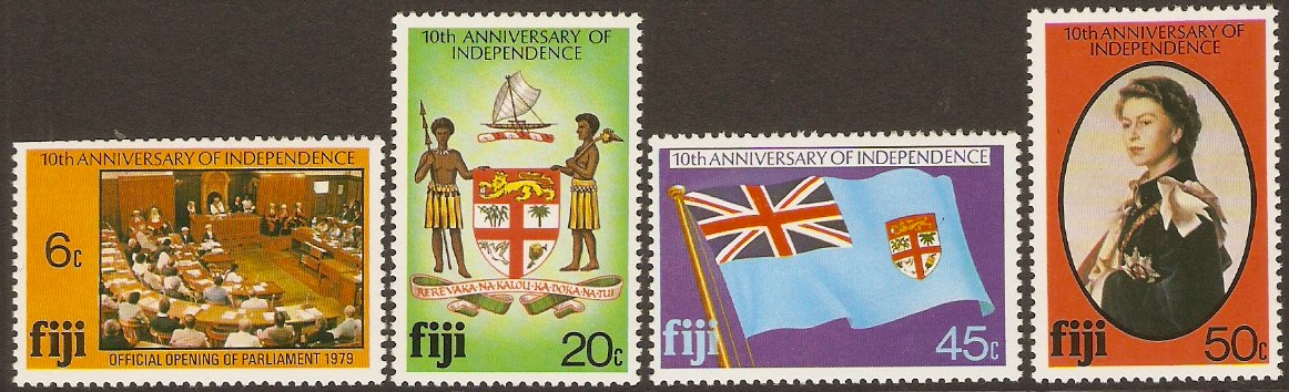 Fiji 1980 Independence Anniversary Set. SG604-SG607.