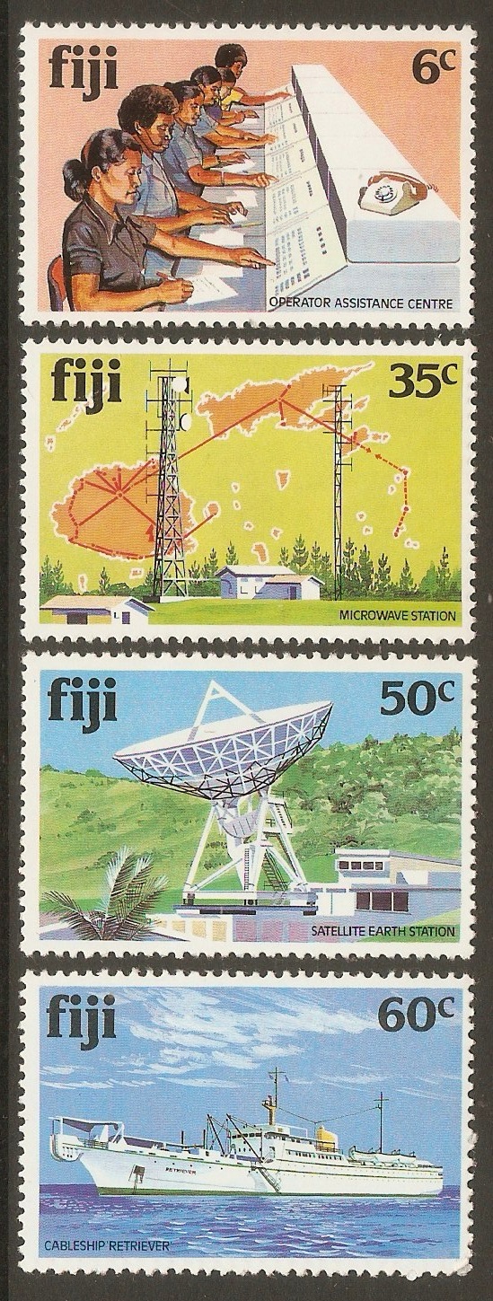 Fiji 1981 Telecommunications set. SG615-SG618.