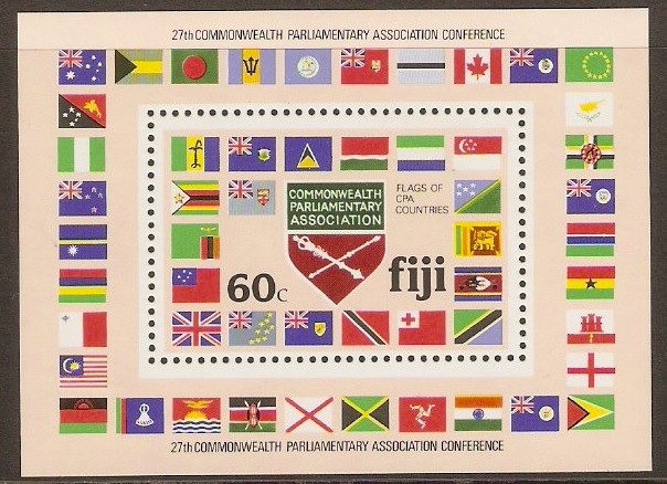 Fiji 1981 Parliamentary Conference Sheet. SGMS623.