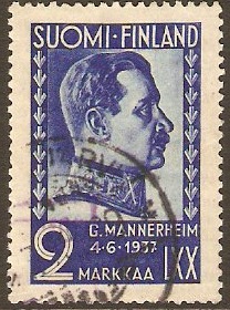 Finland 1937 Mannerheim Commemoration. SG316.