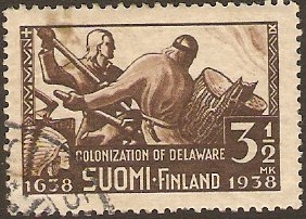 Finland 1938 American Settlement Anniversary. SG325.