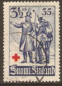 Finland 1940 Red Cross Stamp. SG338.
