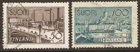 Finland 1942 Views. SG369-SG370.