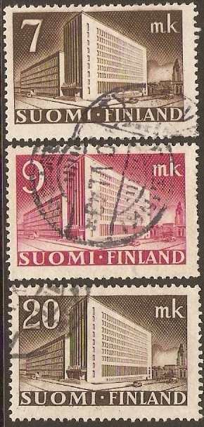 Finland 1942 GPO Building Set. SG382-SG384.