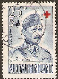 Finland 1952 Red Cross Stamp. SG509.