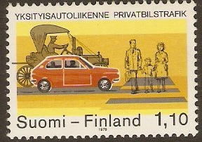 Finland 1979 Car Stamp. SG954.
