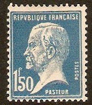 France 1923 1f.50 Blue - Pasteur Stamp Series. SG400d.