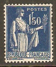 France 1932 1f.50 Blue. SG514.