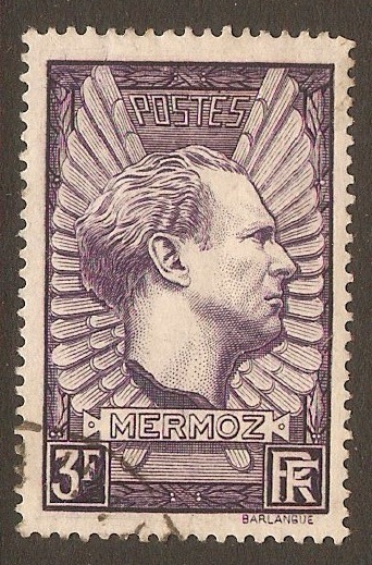 France 1937 3f Mermoz Commemoration series. SG571.