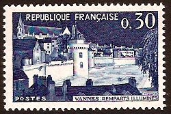 France 1962 View of Vannes. SG1564.