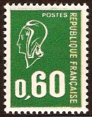 France 1971 60c emerald. SG1904aap.