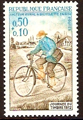France 1972 Stamp Day. SG1956.