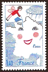 France 1981 Water Design. SG2401.