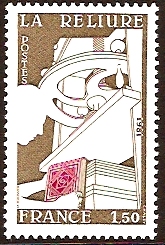 France 1981 Bookbinding Stamp. SG2411.