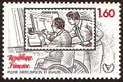 France 1981 Disabled Persons Stamp. SG2439.