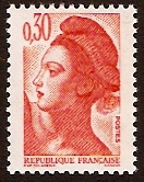France 1982 30c orange-red. SG2448.