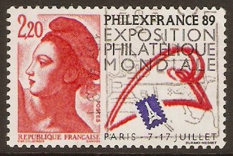 France 1988 2f.20 Stamp Exhibition. SG2821.