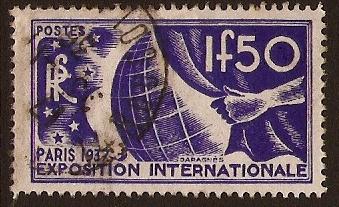 France 1936 1fr50 Blue. SG560.