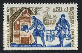 France 1971 Stamp Day. SG1919.