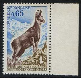 France 1971 Western Pyreness National Park Stamp. SG1921.