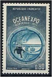France 1971 Oceanexpo Stamp. SG1912.