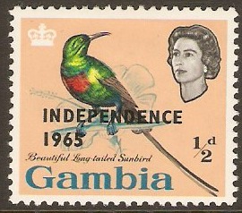 Gambia 1965 ½d Independence Series. SG215