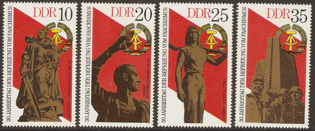 East Germany 1975 Liberation Anniversary Set. SGE1754-SGE1757.