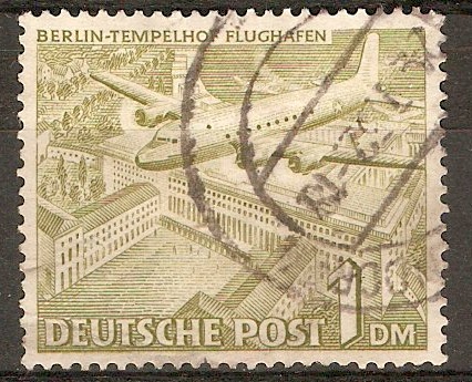West Berlin 1949 1Dm Berlin Buildings series. SGB50.