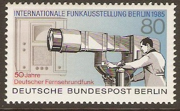 West Berlin 1985 80pf Broadcasting Exhibition. SGB704.