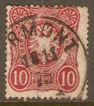 Germany 1875 10pf Deep carmine-red. SG33b.