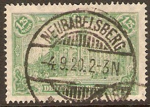 Germany 1920 1m.25 Green. SG114.